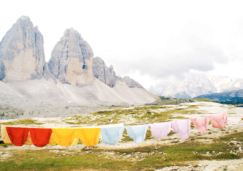 ACTION PAINTING IN THE DOLOMITES