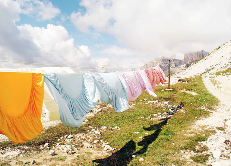 ACTION PAINTING IN THE DOLOMITES